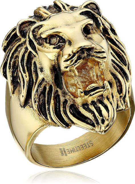 lion head rings